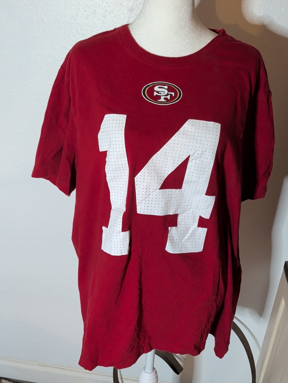 Nike Red 'The Nike Tee' Interior Logo Crew